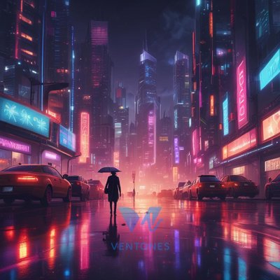 Neon City Wanderer