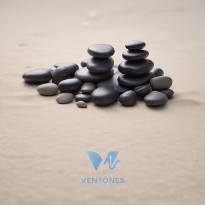 Zen Stones Balance Stack Beach Sand Minimalist Mobile Wallpaper