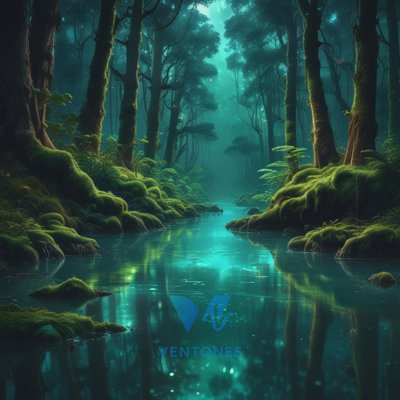 Enchanted Forest Stream - Serene Nature Wallpaper