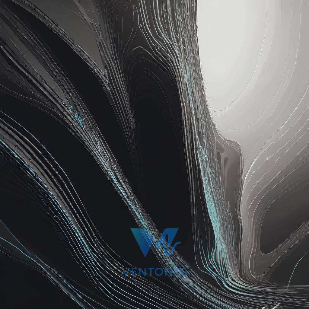 Liquid Light Waves - AI Generated Wallpaper